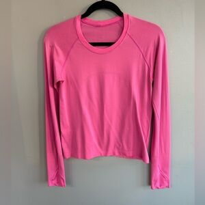 Lululemon Swiftly Pink Long Sleeve